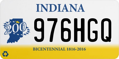 IN license plate 976HGQ
