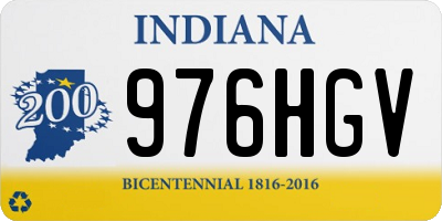 IN license plate 976HGV