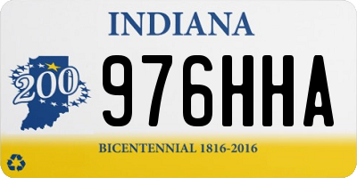 IN license plate 976HHA