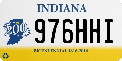 IN license plate 976HHI