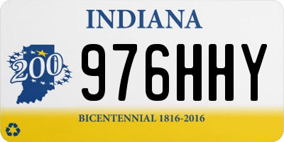 IN license plate 976HHY