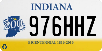 IN license plate 976HHZ