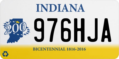 IN license plate 976HJA