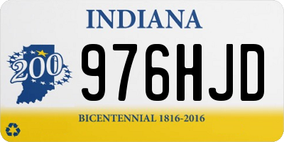 IN license plate 976HJD