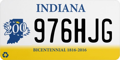IN license plate 976HJG
