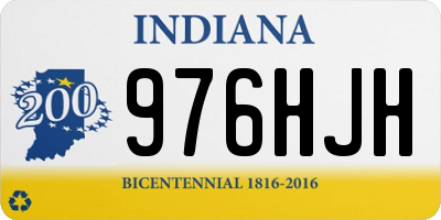 IN license plate 976HJH