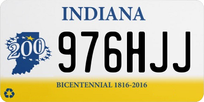 IN license plate 976HJJ
