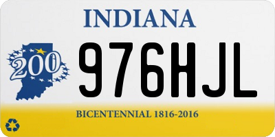 IN license plate 976HJL