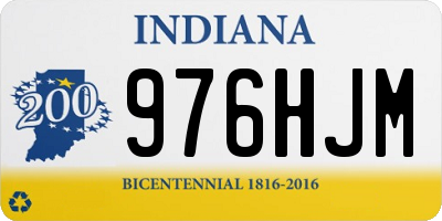 IN license plate 976HJM