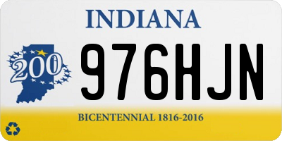 IN license plate 976HJN