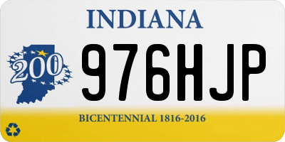 IN license plate 976HJP