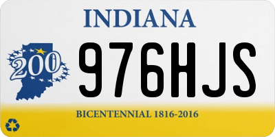 IN license plate 976HJS