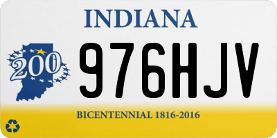 IN license plate 976HJV