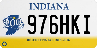 IN license plate 976HKI
