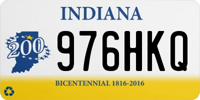 IN license plate 976HKQ