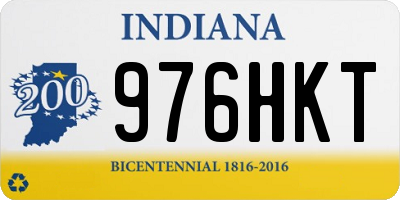 IN license plate 976HKT