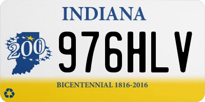 IN license plate 976HLV