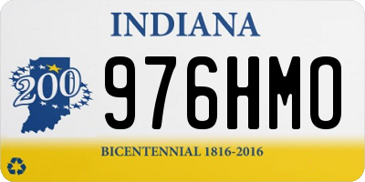 IN license plate 976HMO