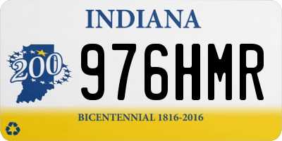 IN license plate 976HMR