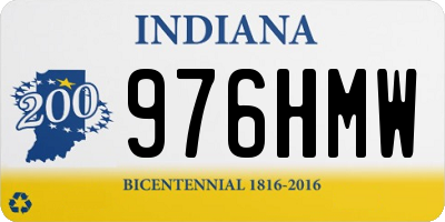 IN license plate 976HMW