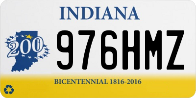 IN license plate 976HMZ