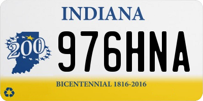 IN license plate 976HNA
