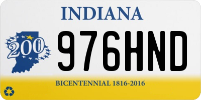 IN license plate 976HND