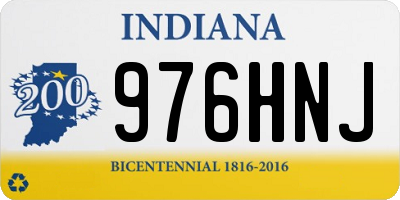 IN license plate 976HNJ