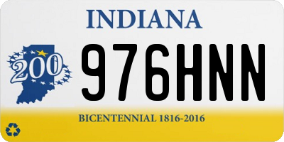 IN license plate 976HNN