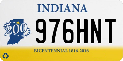 IN license plate 976HNT
