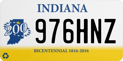 IN license plate 976HNZ