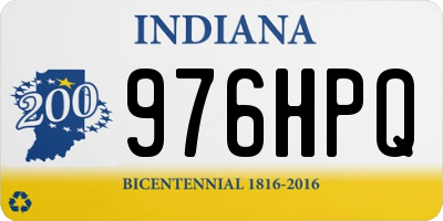 IN license plate 976HPQ