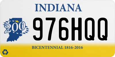IN license plate 976HQQ