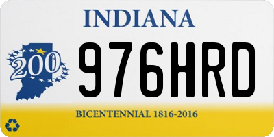 IN license plate 976HRD