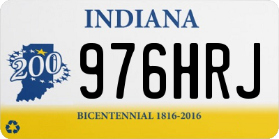 IN license plate 976HRJ