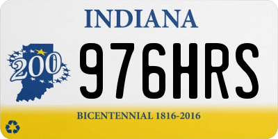IN license plate 976HRS