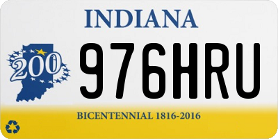 IN license plate 976HRU