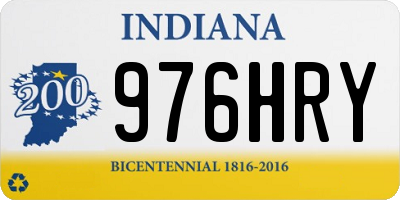 IN license plate 976HRY