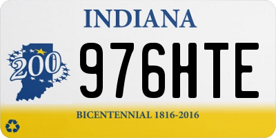 IN license plate 976HTE