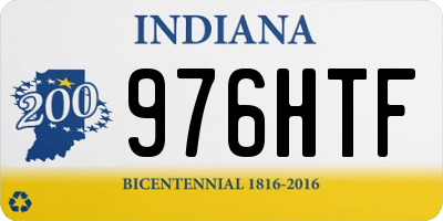 IN license plate 976HTF