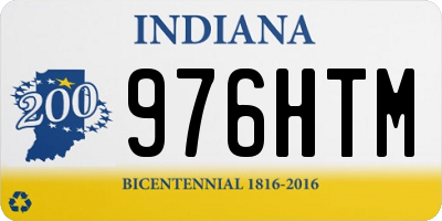 IN license plate 976HTM