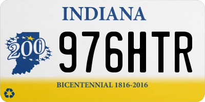 IN license plate 976HTR