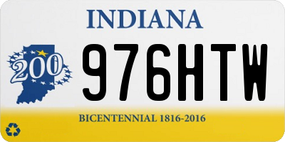 IN license plate 976HTW