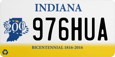 IN license plate 976HUA