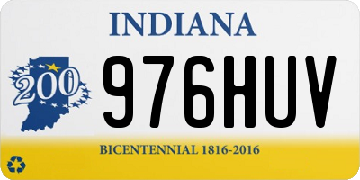 IN license plate 976HUV