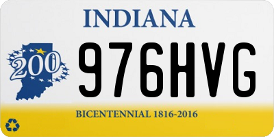 IN license plate 976HVG