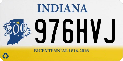 IN license plate 976HVJ