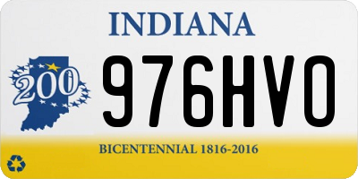 IN license plate 976HVO