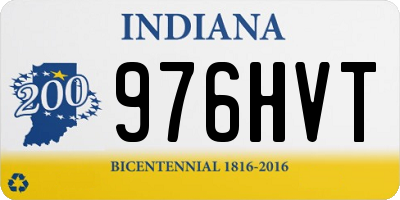 IN license plate 976HVT