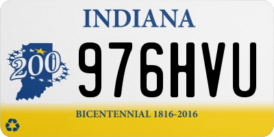 IN license plate 976HVU